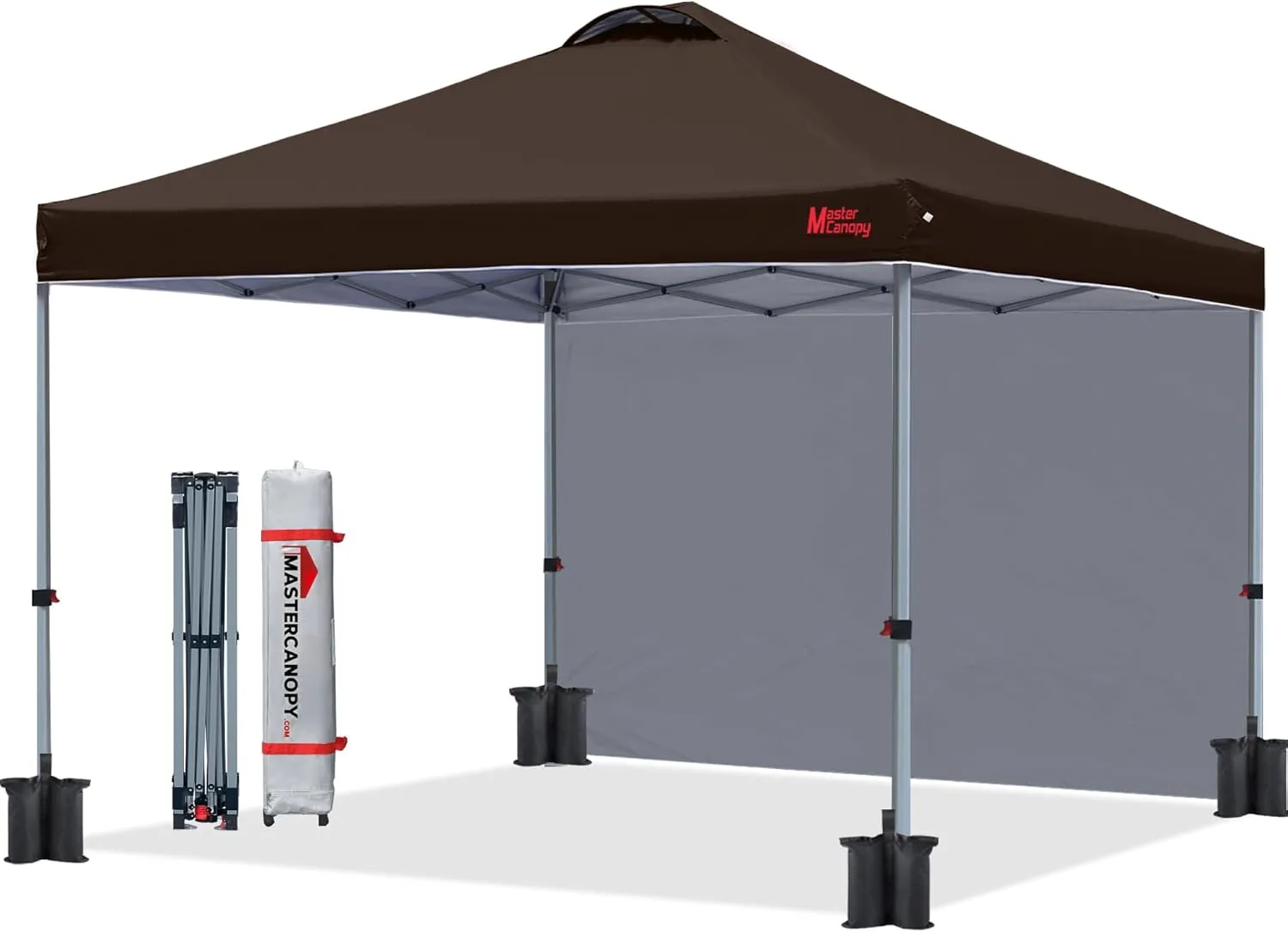 Leisure Sports 8x8/10x10 Durable Pop up Canopy Tent with Sidewall