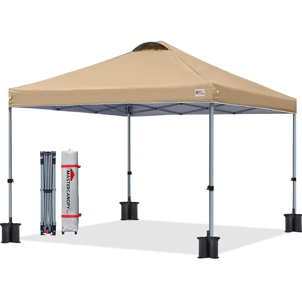 Leisure Sports 8x8/10x10 Durable Pop up Canopy Tent with Sidewall