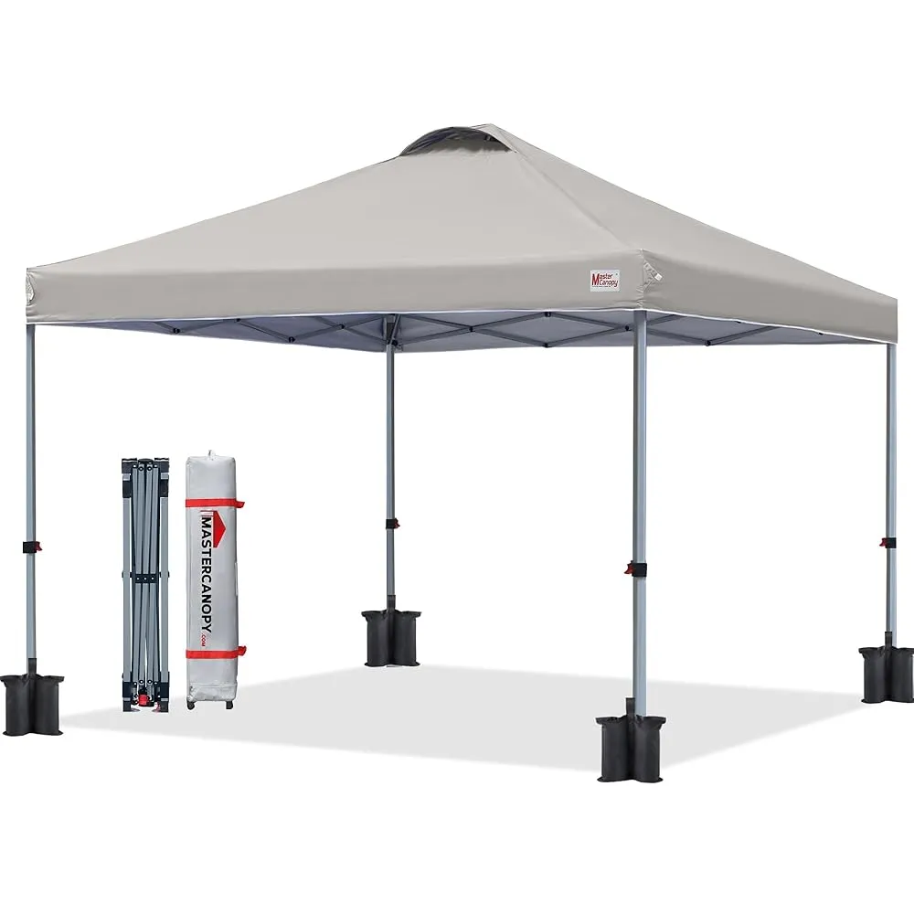 Leisure Sports 8x8/10x10 Durable Pop up Canopy Tent with Sidewall