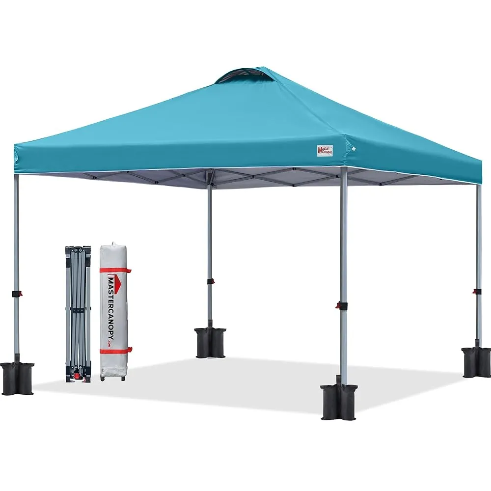 Leisure Sports 8x8/10x10 Durable Pop up Canopy Tent with Sidewall