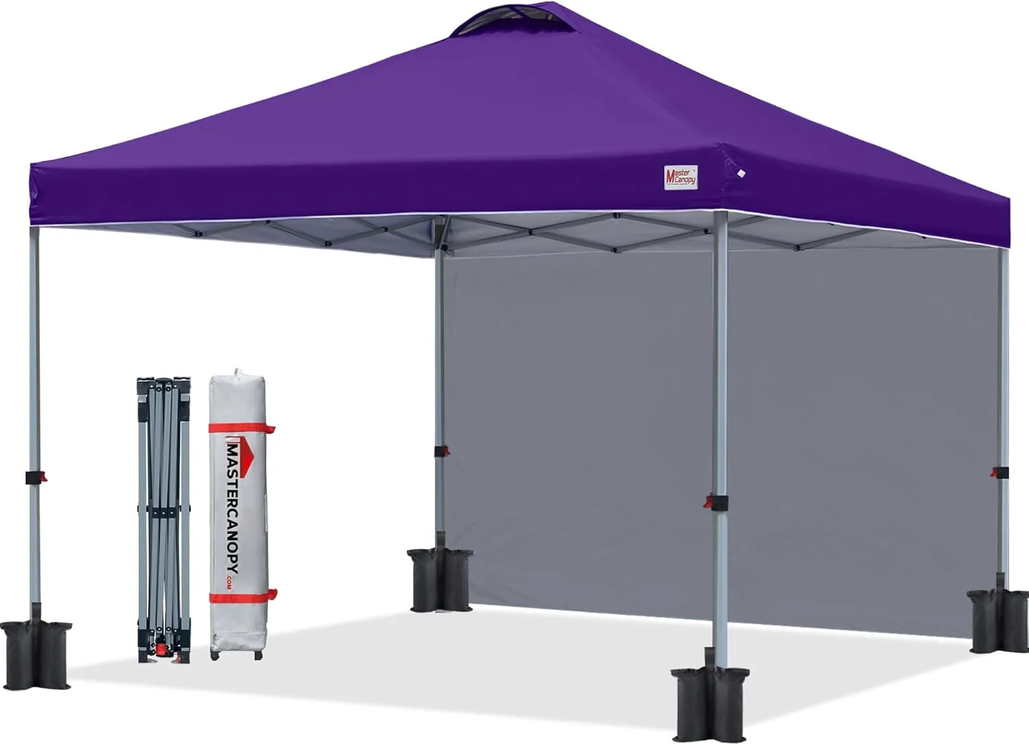 Leisure Sports 8x8/10x10 Durable Pop up Canopy Tent with Sidewall