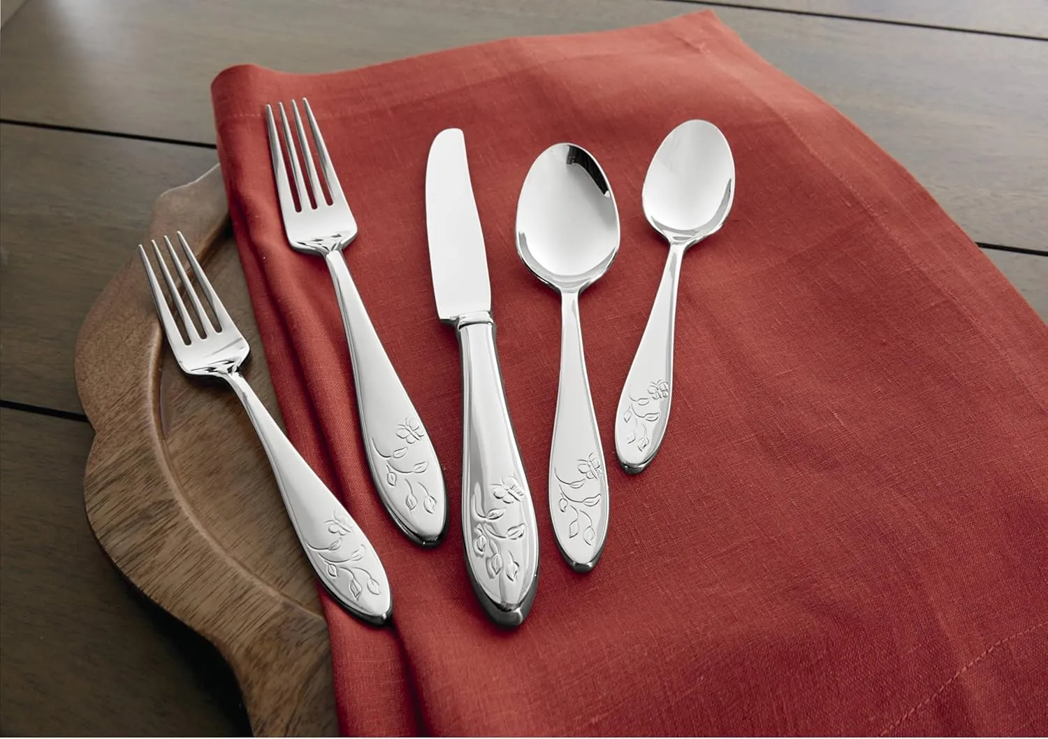 Lenox Butterfly Meadow 65-Piece Flatware Set