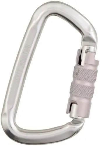 LIBERTY MOUNTAIN Aluminum Modified D 3 Stage Auto Lock Carabiner