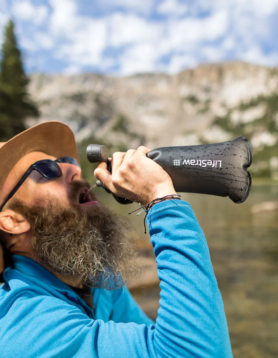 LifeStraw Peak Collapsible Squeeze Bottle