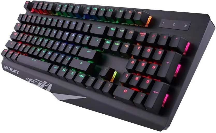 Mad Catz The Authentic S.T.R.I.K.E. 4 Mechanical Gaming Keyboard - Black