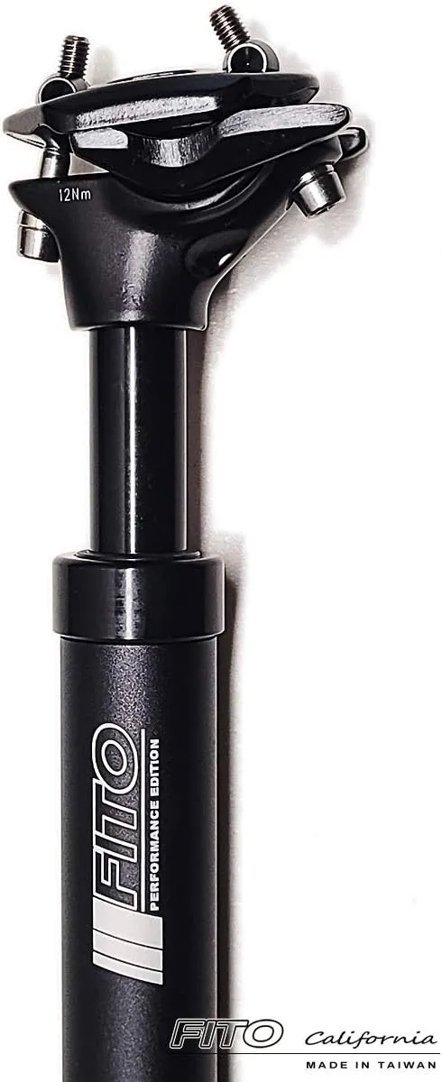 Made in Taiwan. Fito Performance Edition 6061 Aluminum Alloy Bicycle Suspension Seatpost 27.2 30.9 31.6 (350mm)