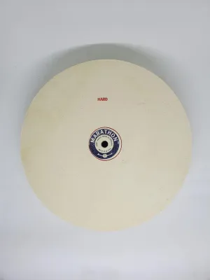 Marathon 10" Felt Polishing Wheel, 2" Thick, 12mm Arbor Hole, Tormek Style Hard Density, 0.72gm/c3