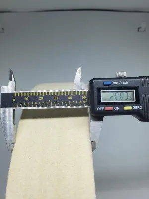 Marathon 10" Felt Polishing Wheel, 2" Thick, 12mm Arbor Hole, Tormek Style Rock Hard Density, 0.80gm/c3