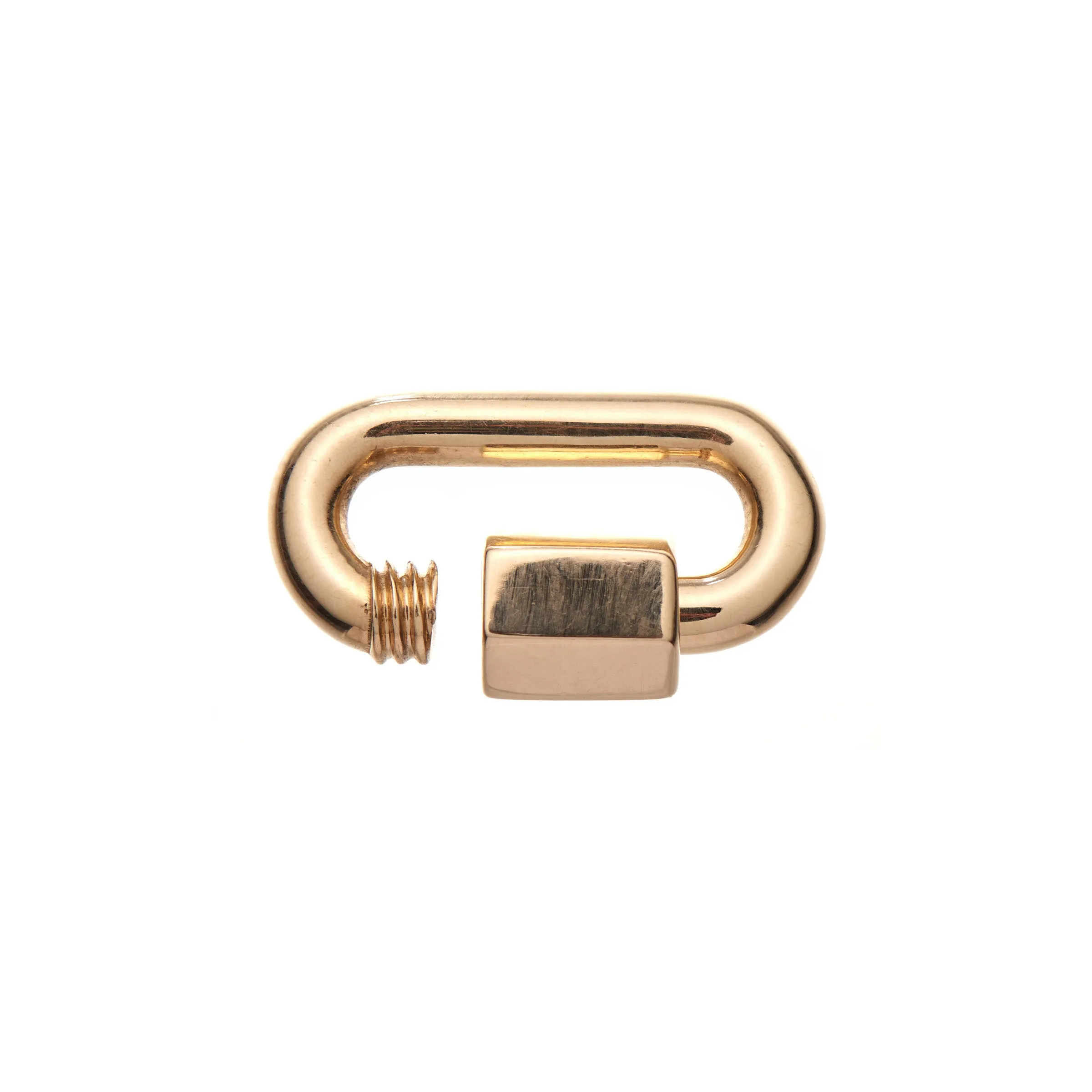 Marla Aaron 14k Yellow Gold Chubby Medium Lock