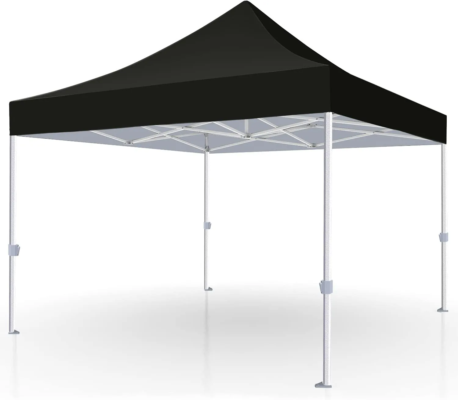 MASTERCANOPY Premium Heavy Duty Pop Up Commercial Instant Canopy Tent (10x10, Black)