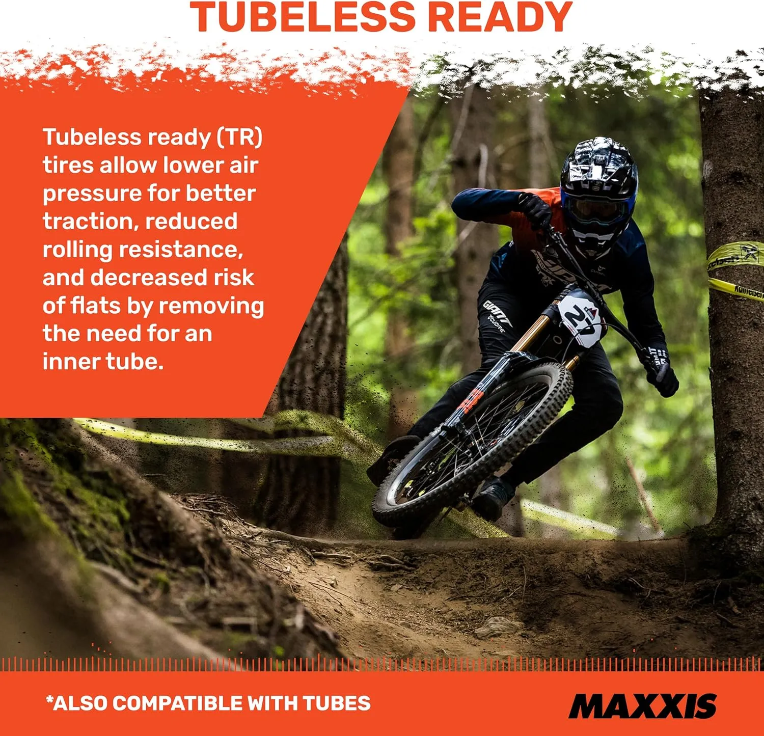 MAXXIS Minion DHF - 3C MaxxGrip - 27.5, 29 - DH, EXO, DD, EXO  - E50 Rating, Tubeless | Gold Standard of Gravity Focused Tread