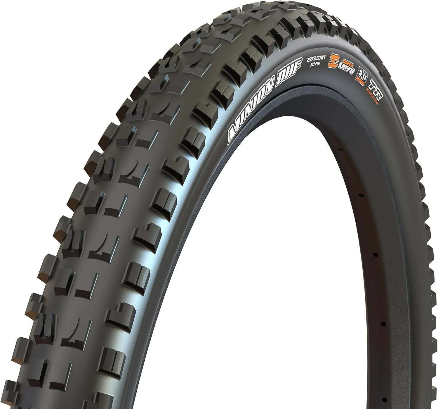 MAXXIS Minion DHF - 3C MaxxGrip - 27.5, 29 - DH, EXO, DD, EXO  - E50 Rating, Tubeless | Gold Standard of Gravity Focused Tread