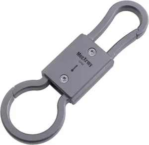 MecArmy CH22 Titanium Double-Ended Keychain with Quick-Release Keychain Carabiner Keyring, Keychain Accessorie EDC Gear for Everyday Carry