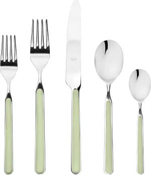 MEPRA Fantasia Flatware Set, [5 Piece, Sage