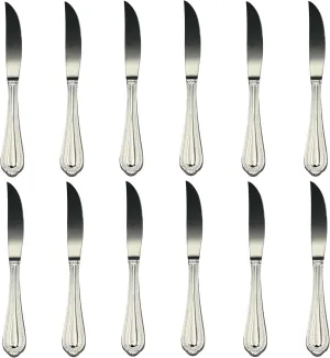 Mikasa Regent Bead 18/10 Stainless Steel Steak Knife (Set of Twelve)