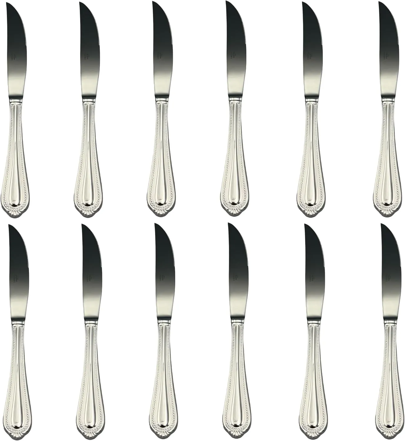 Mikasa Regent Bead 18/10 Stainless Steel Steak Knife (Set of Twelve)