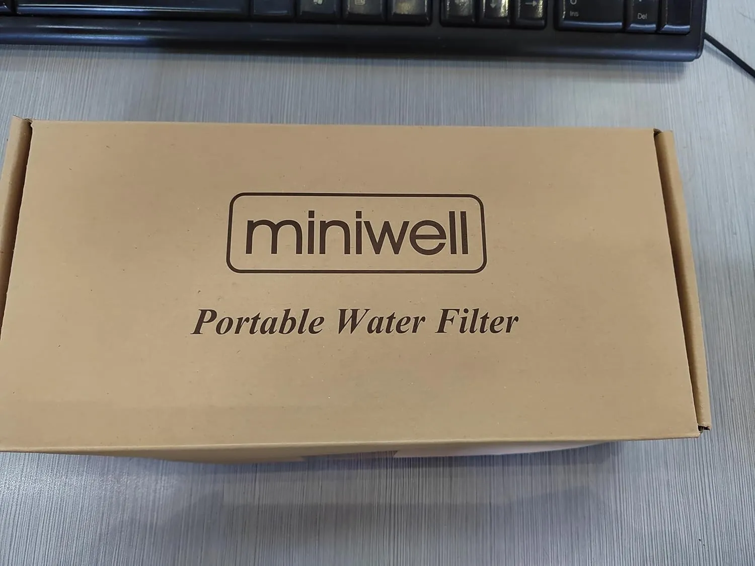 Miniwell Ultralight Gravity Water Filter Straw - Versatile Hiker Kit with Reservoir and Bottles. Emergency Hurricane Storm Supplies