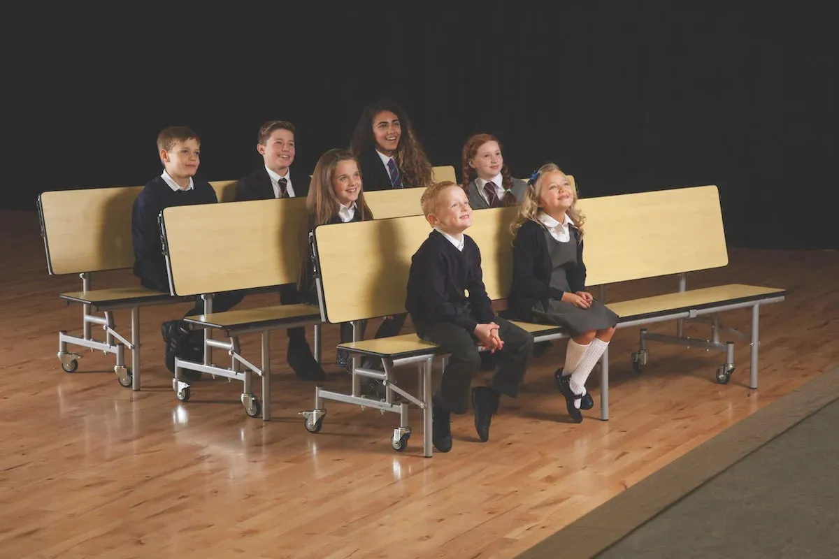 Mobile Convertible Mobile Folding Bench Unit - Age range 5-11