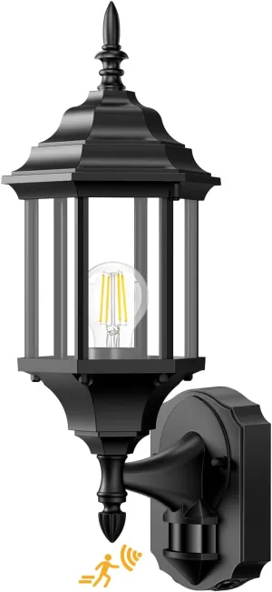 Motion Sensor Outdoor Lights, 16 inch Dusk to Dawn Outside Porch Lights, Waterproof Anti-Rust Aluminum Outdoor Wall Lights Exterior Lighting Fixtures for House, Garage, Front Door