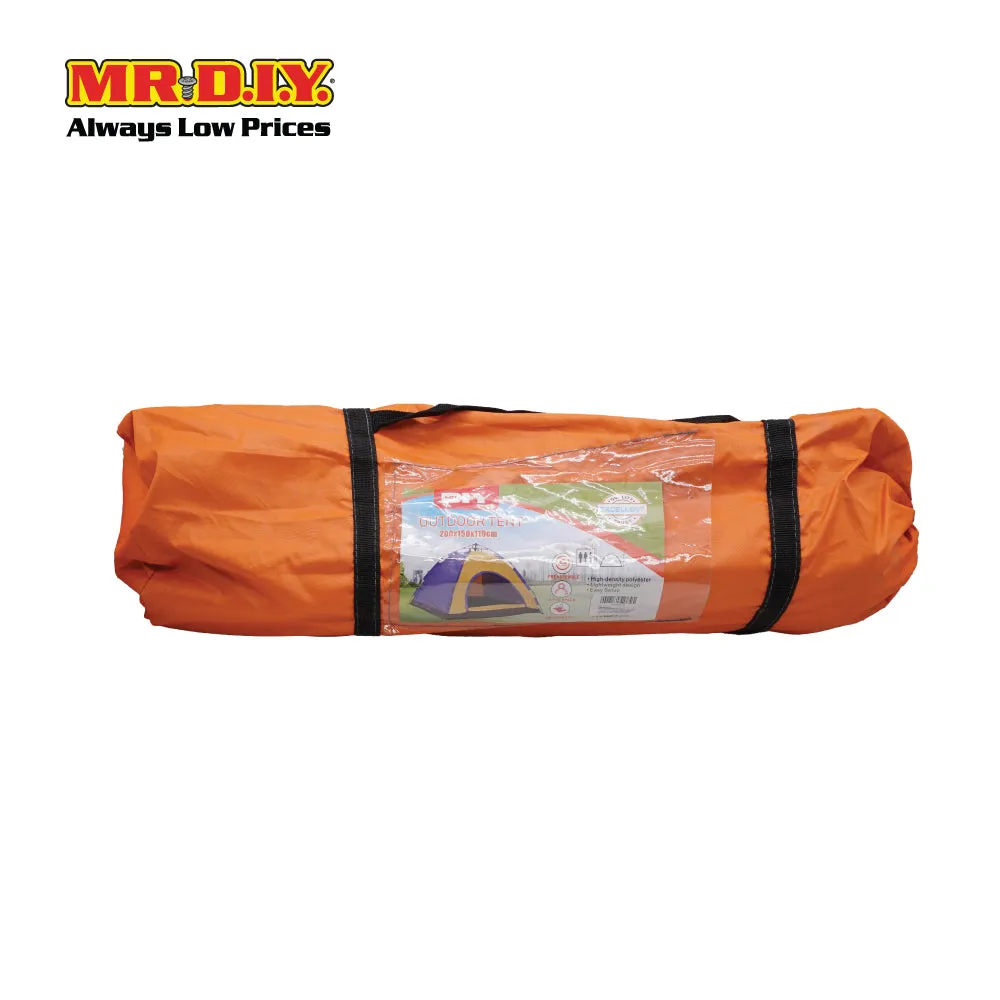 (MR.DIY) Pop Up 3/4 Camping Outdoor Tent 3 People (200 x 150 x 110cm)