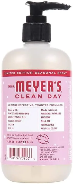 MRS. MEYER'S CLEAN DAY Holiday Hand Soap Bundle (Peppermint, Iowa Pine, and Orange Clove) 12.5 Ounces each