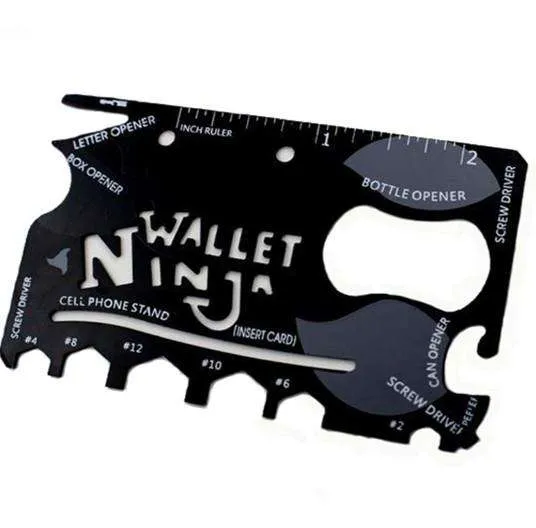 Multi Function Credit Card Hand Tools Pocket Survival Knife