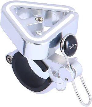 N 1 Triangle Classic Bike Bell- Aluminum Alloy Bicycle Bell for Road Bikes or Mountain Bikes, Fits 22-25mm (0.87”-1” Inch) Handlebars