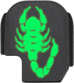 NDZ Performance Slide Cover Back Plate for Sig P365 P365X P365 XL P365 X Macro P365 Fuse 9mm, Laser Deep Engraved Glow in The Dark, P365 Accessories - Choose Glow Color & Image