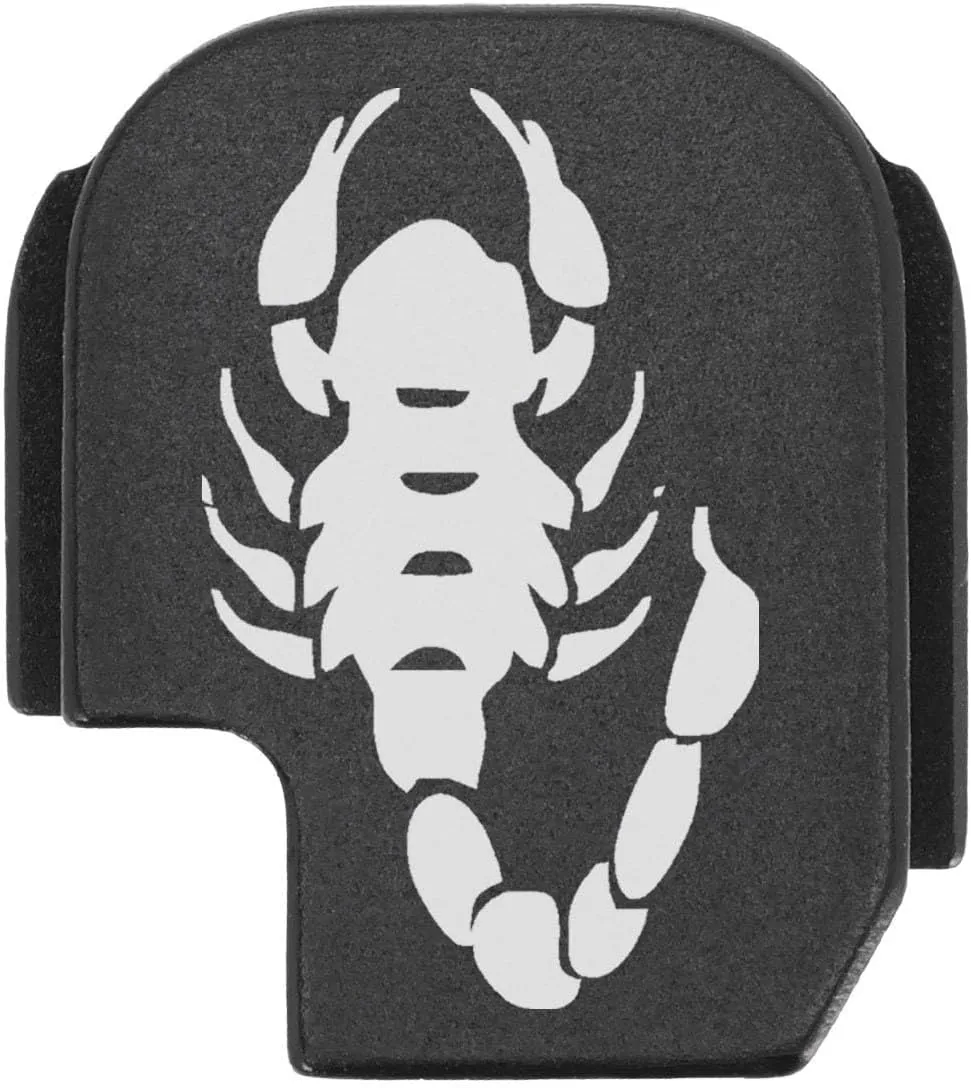 NDZ Performance Slide Cover Back Plate for Sig P365 P365X P365 XL P365 X Macro P365 Fuse 9mm, Laser Deep Engraved Glow in The Dark, P365 Accessories - Choose Glow Color & Image
