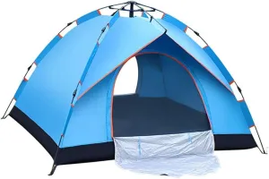 NIEH Automatic Hydraulic Opening Tent, Rainproof and Sunproof Tent for 3-4 Persons, Family Camping Tent for Outdoor Camping-210 * 200 * 140Cm