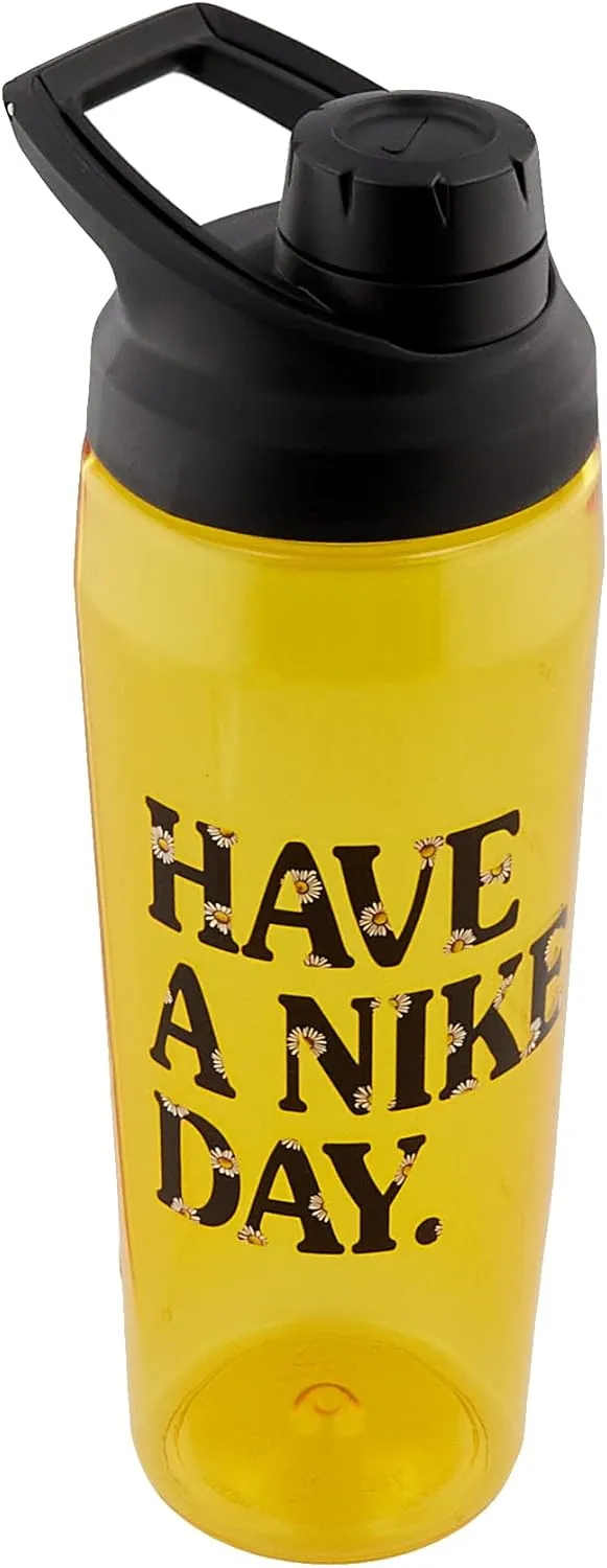 Nike TR HY5003 Hypercharge Chug Bottle, Dark Sulfur/Black/Black, 24 oz, 24.7 fl oz (709 ml)