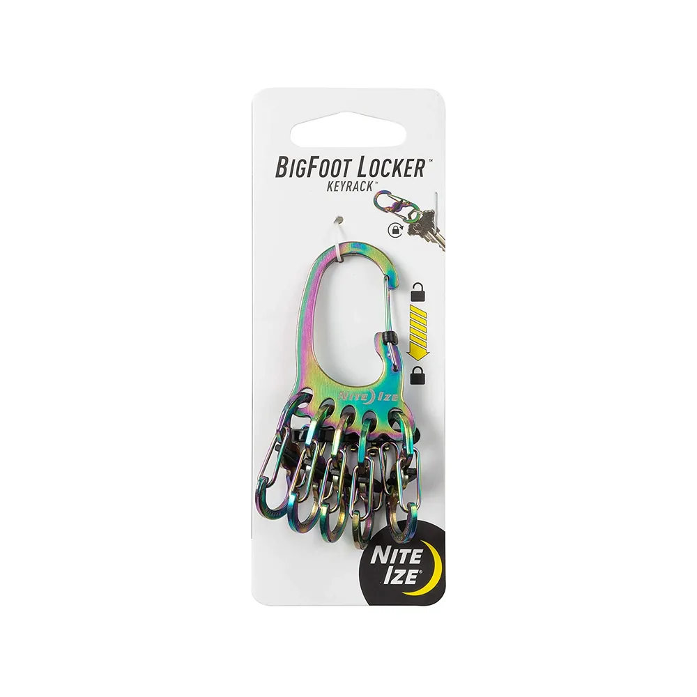 Nite Ize BigFoot Locker™ KeyRack™ Stainless Steel - Spectrum