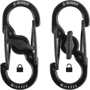 Nite Ize S-Biner Microlock Stainless Steel