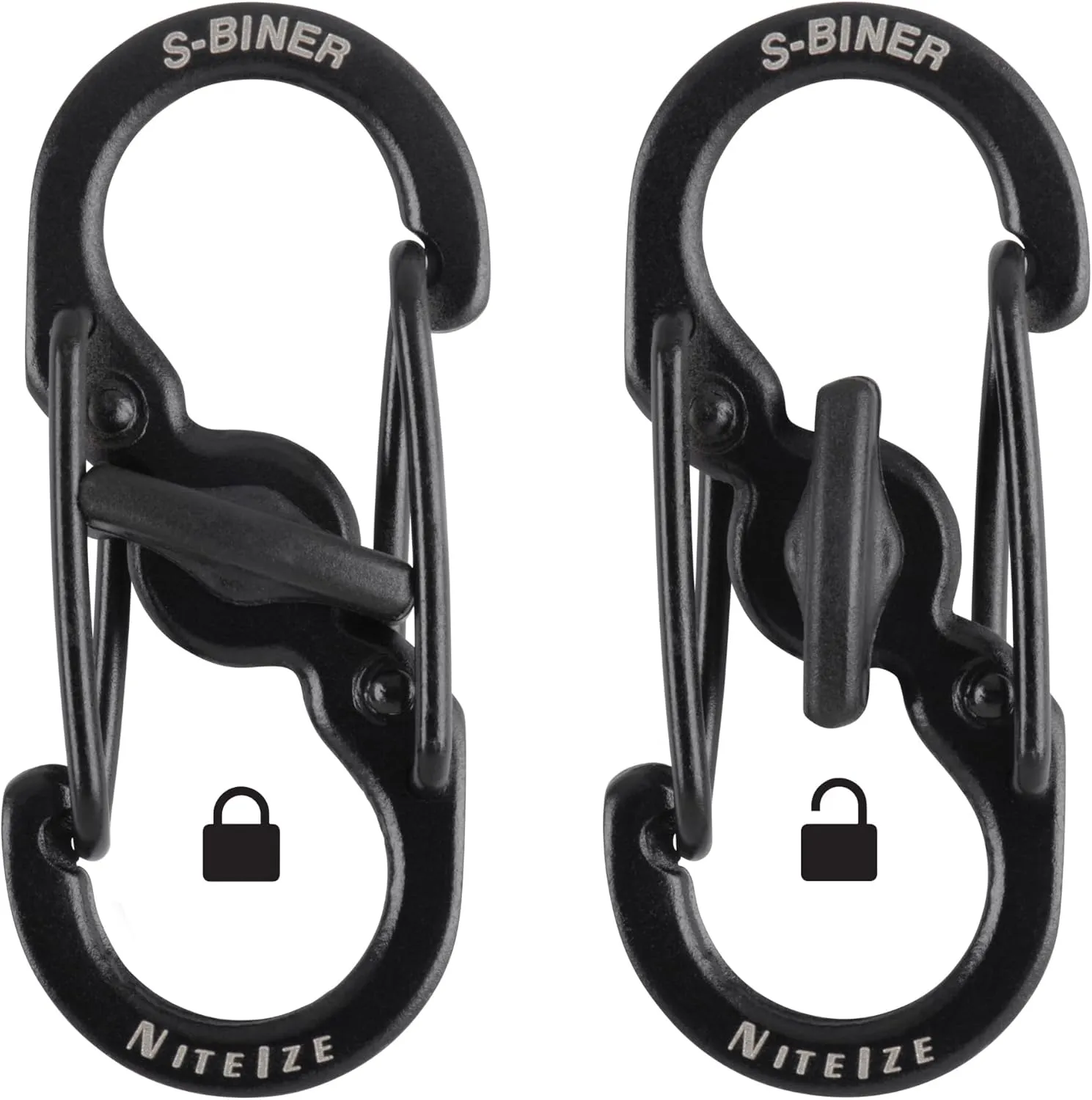 Nite Ize S-Biner Microlock Stainless Steel