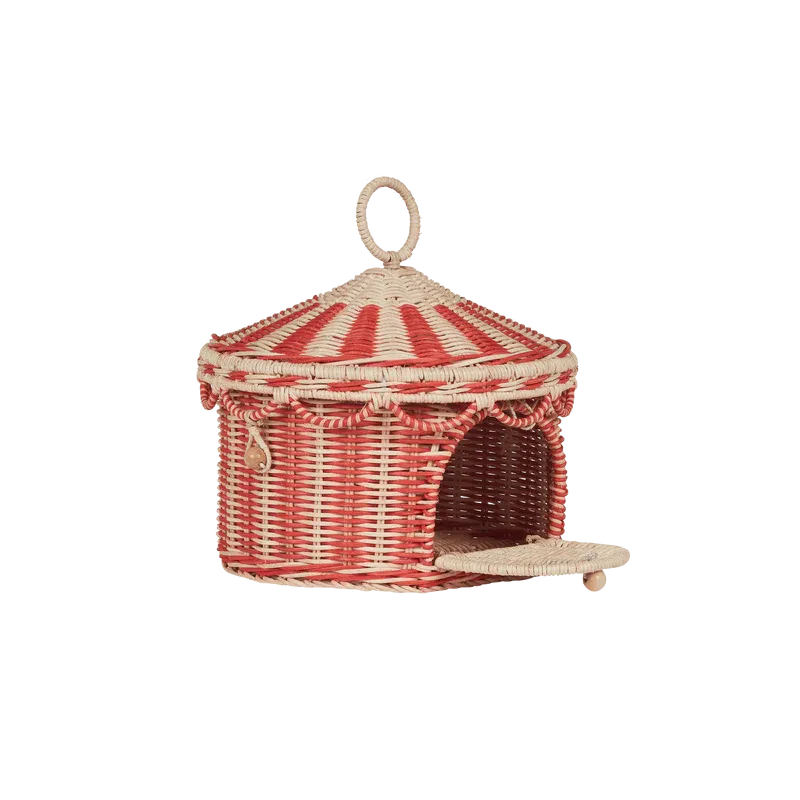 Olli Ella Circus Tent Basket or Purse