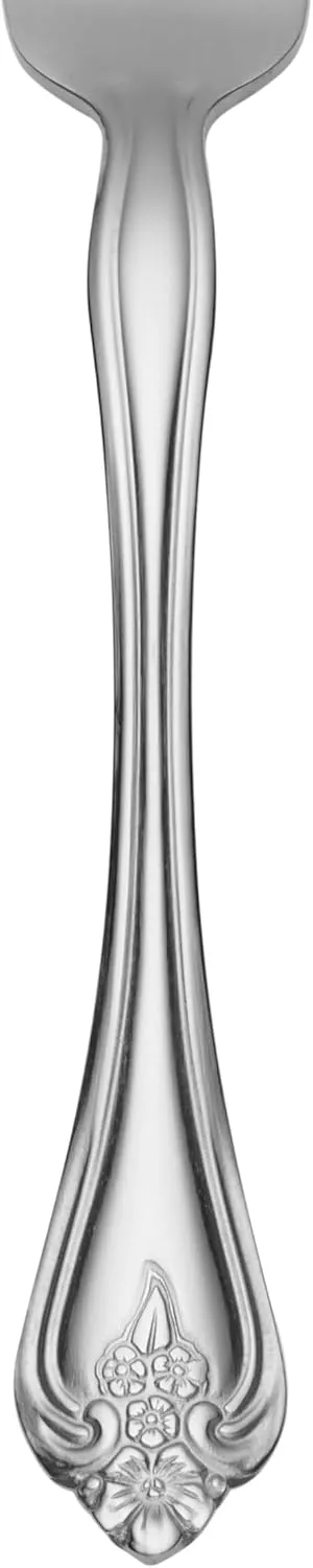 Oneida Boutonniere 45 Piece Everday Flatware, Service for 8, 18/0 Stainless Steel. Silverware Set, Dishwasher Safe, Multi