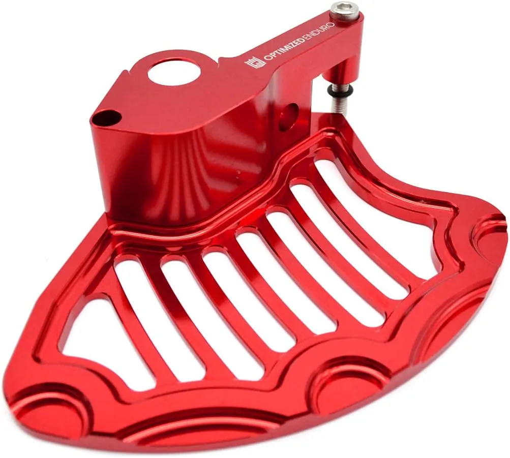 Optimized Enduro - Front Disc Guard for Gas Gas EC EX MC 2021-2025 (Red)