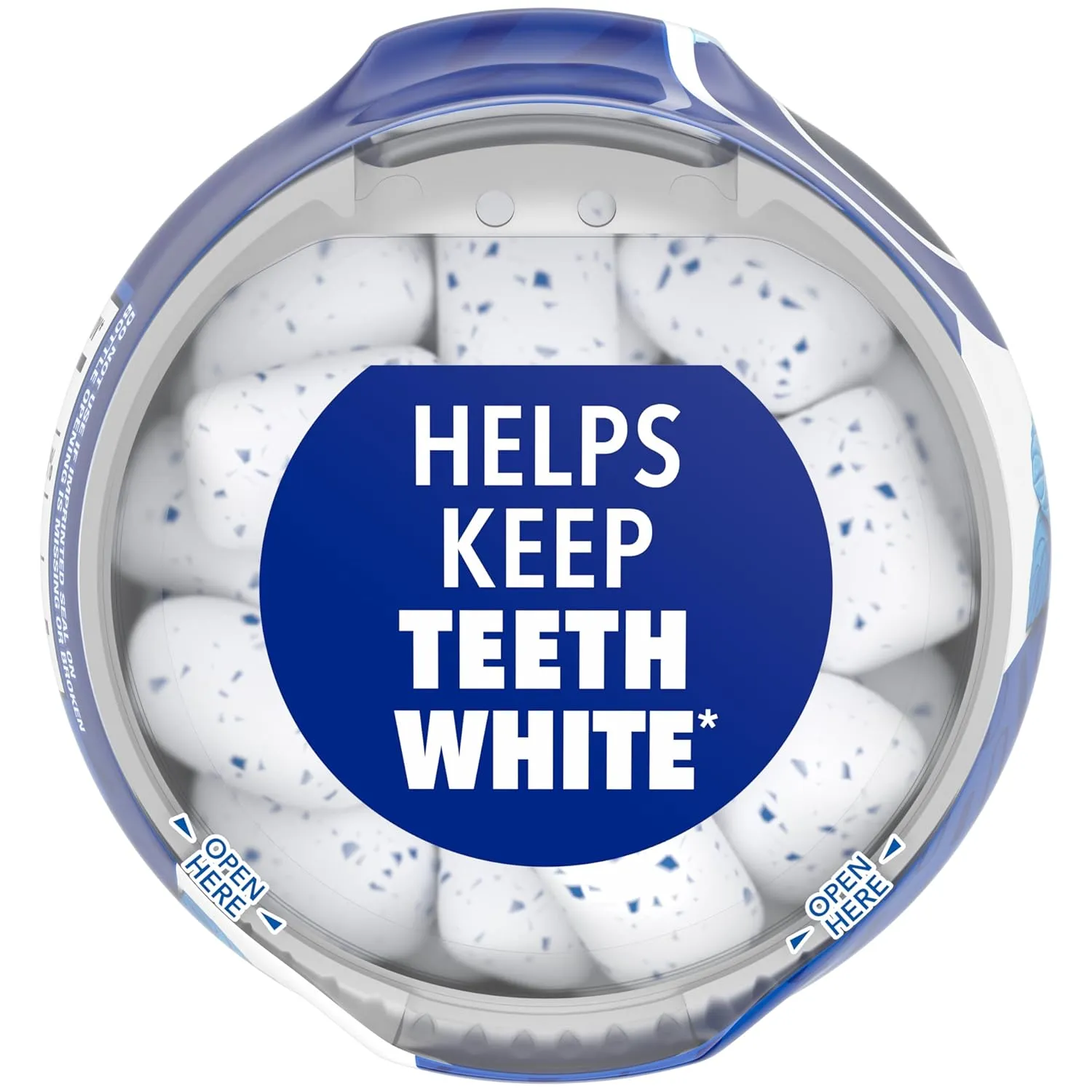 Orbit Gum White Peppermint Gum, 40 Piece Bottle (Pack of 4), Sugar Free Chewing Gum