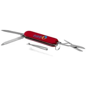 OSCAR 5-FUNCTION POCKET KNIFE in Red