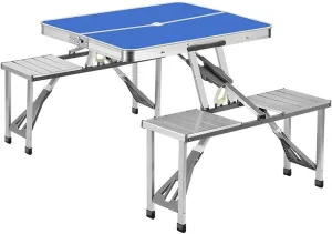 Outdoor Folding Table Chair Camping Aluminium Alloy Picnic Table Waterproof Durable Folding Table Desk for Beach Table Camping (Color : White-space Element (1) 3) Commemoration Day (Whitestyle )