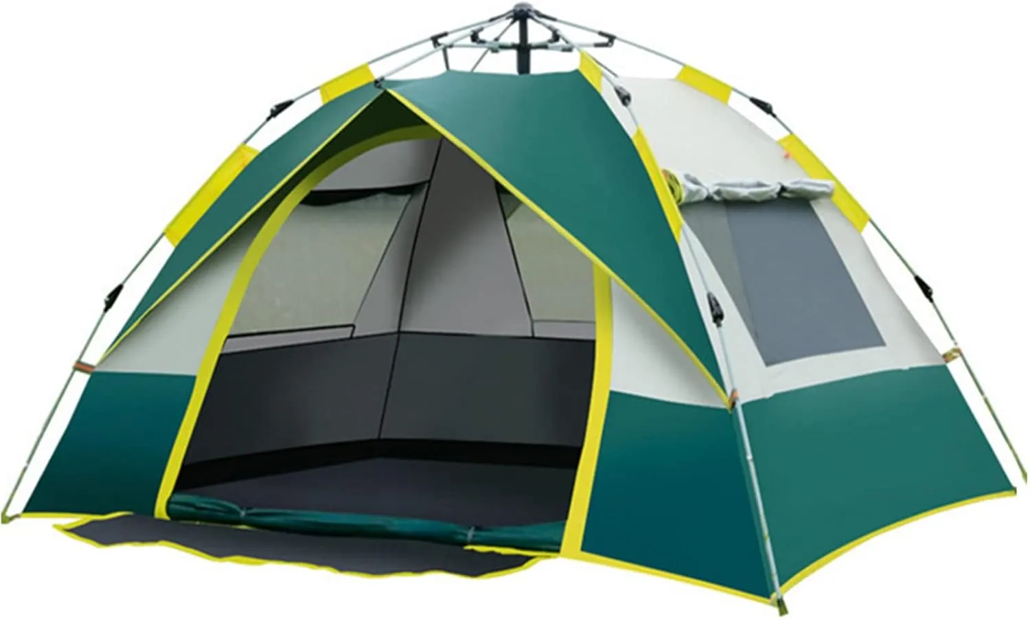 Outdoor Pop Up Tent Water-Resistant Portable Instant Automatic Tent for 2-3/3-4 Person Family Tent Hiking Backpacking,Automatic Tent