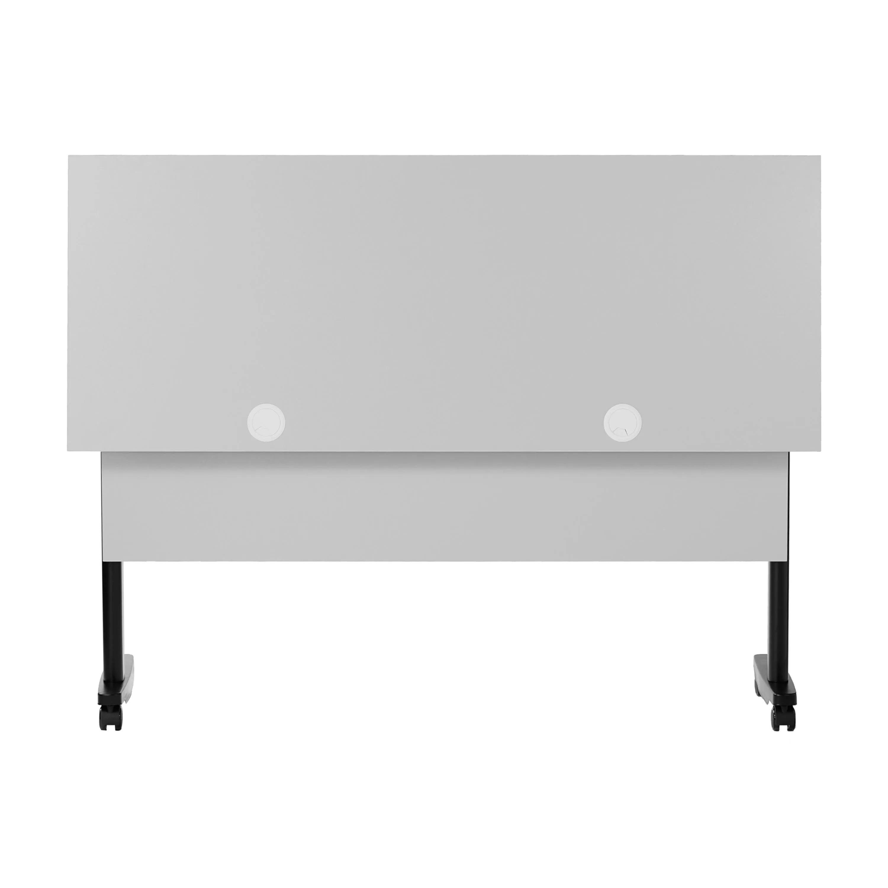 Palmer Commercial Grade Heavy-Duty Nesting Flip Training Table with T-Legs, Modesty Panel, Tabletop, and Frame