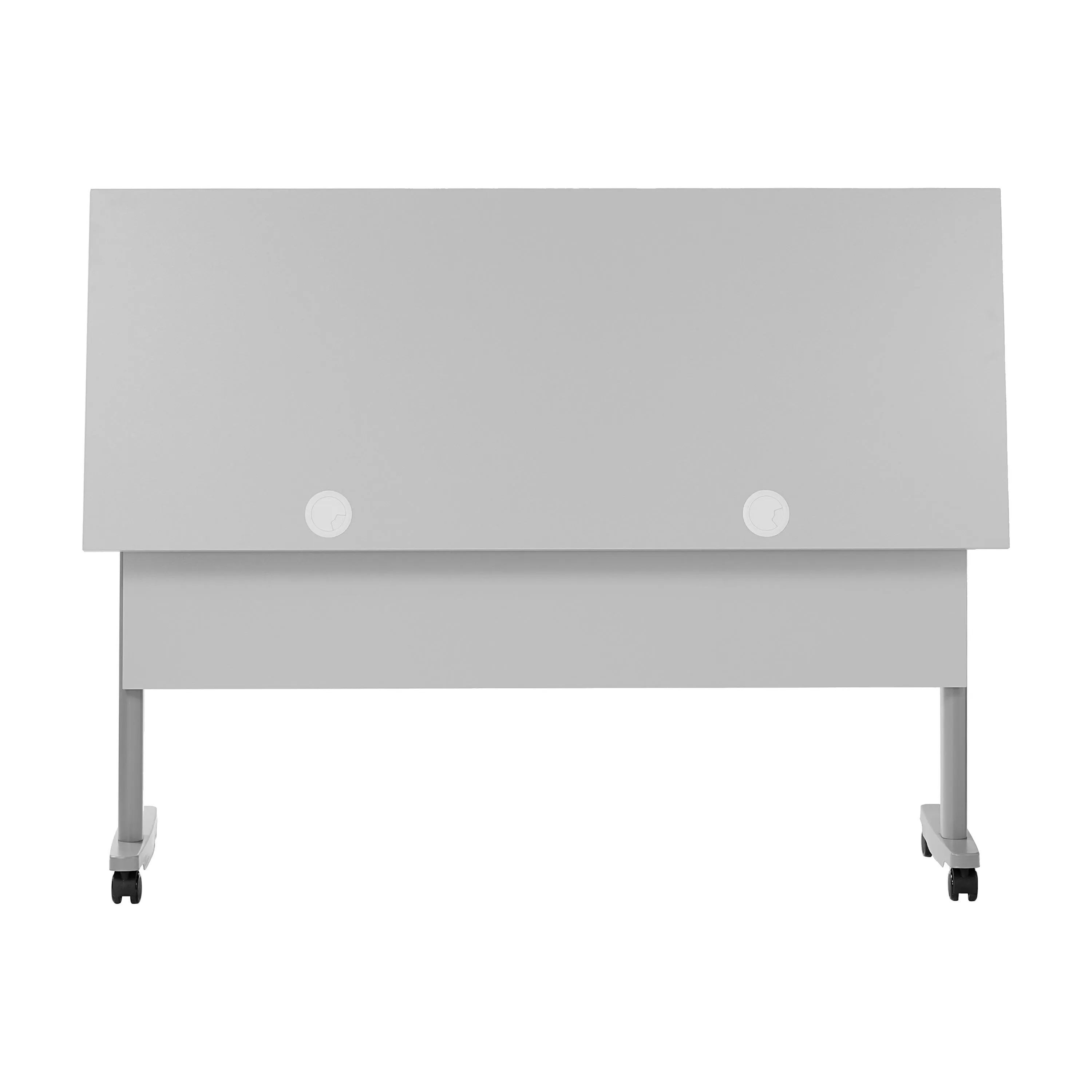 Palmer Commercial Grade Heavy-Duty Nesting Flip Training Table with T-Legs, Modesty Panel, Tabletop, and Frame