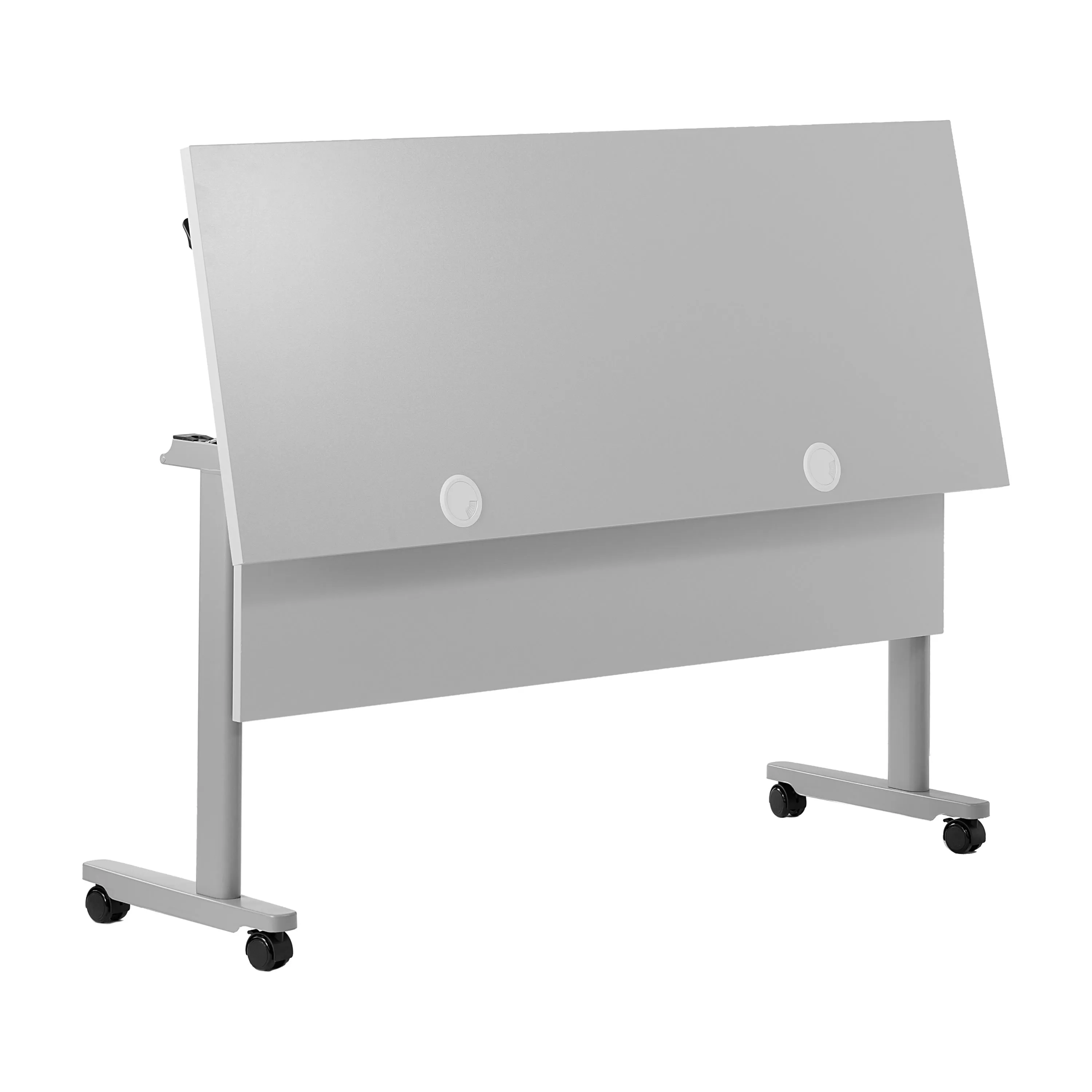 Palmer Commercial Grade Heavy-Duty Nesting Flip Training Table with T-Legs, Modesty Panel, Tabletop, and Frame