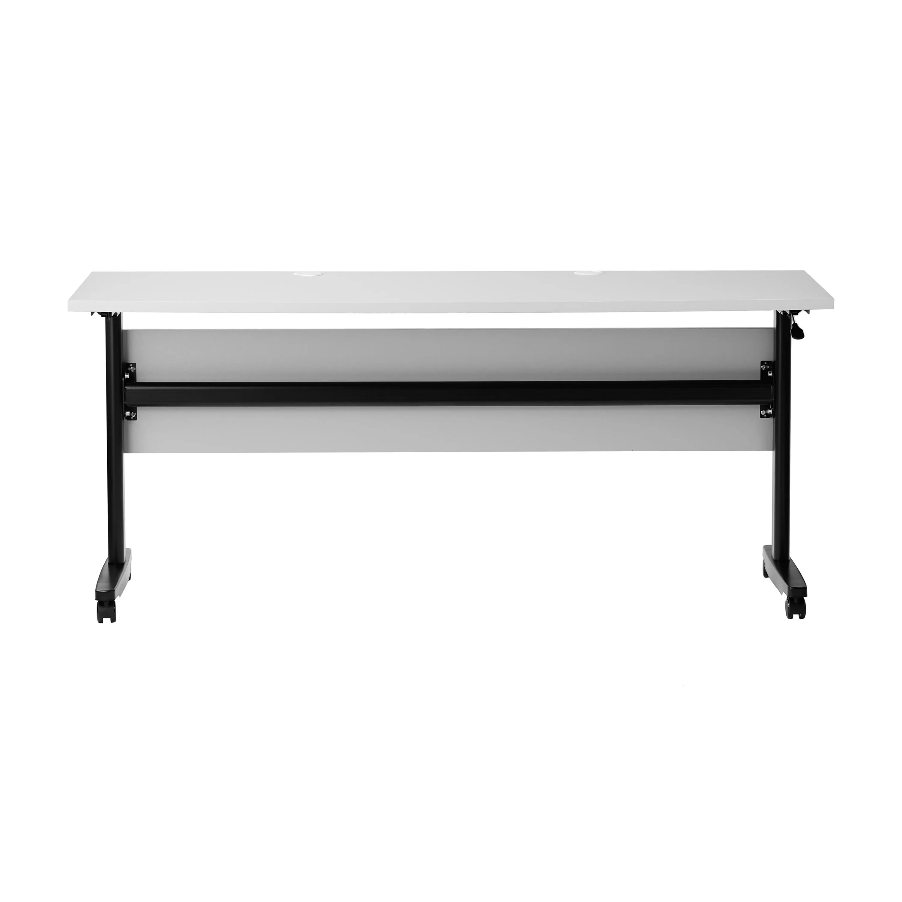 Palmer Commercial Grade Heavy-Duty Nesting Flip Training Table with T-Legs, Modesty Panel, Tabletop, and Frame