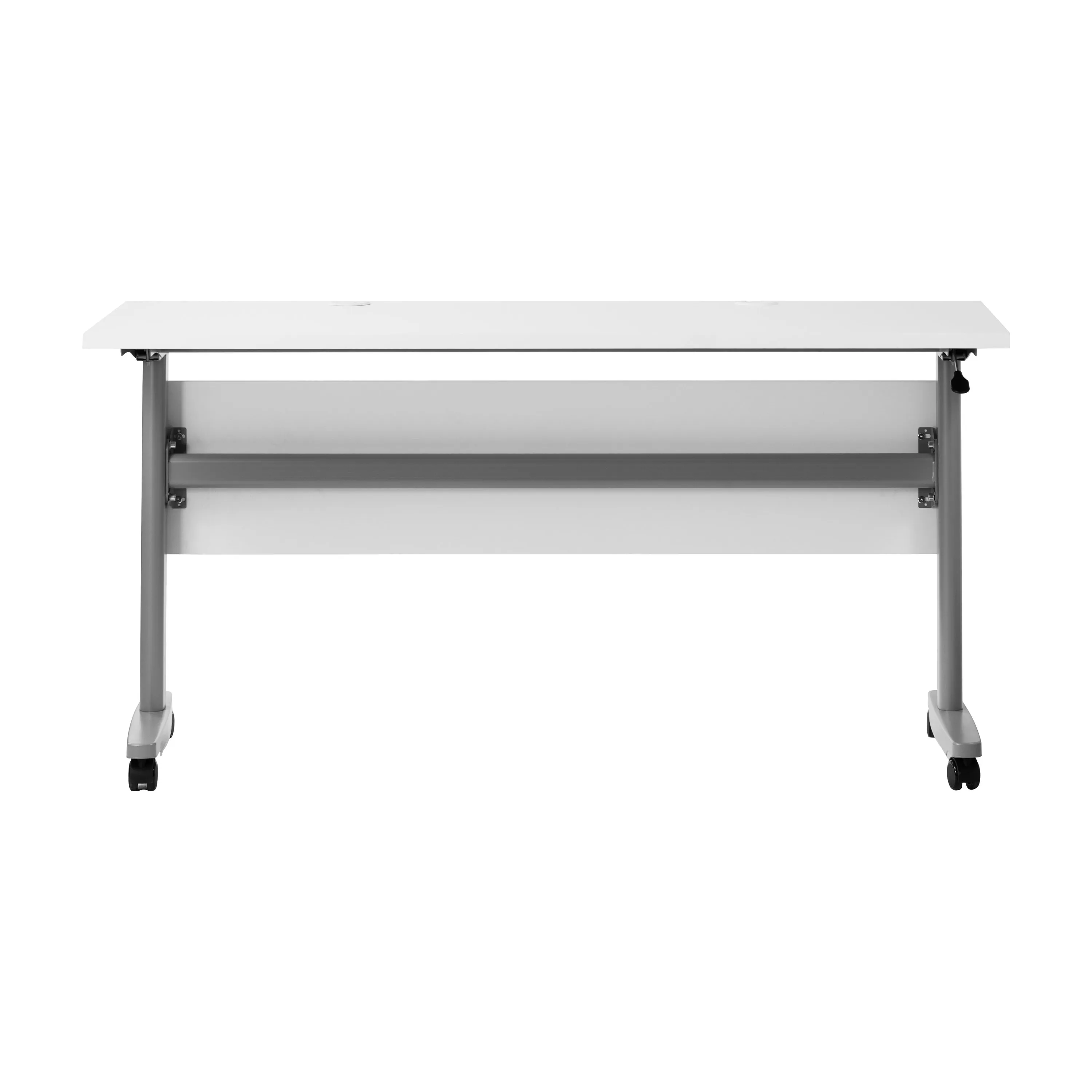 Palmer Commercial Grade Heavy-Duty Nesting Flip Training Table with T-Legs, Modesty Panel, Tabletop, and Frame