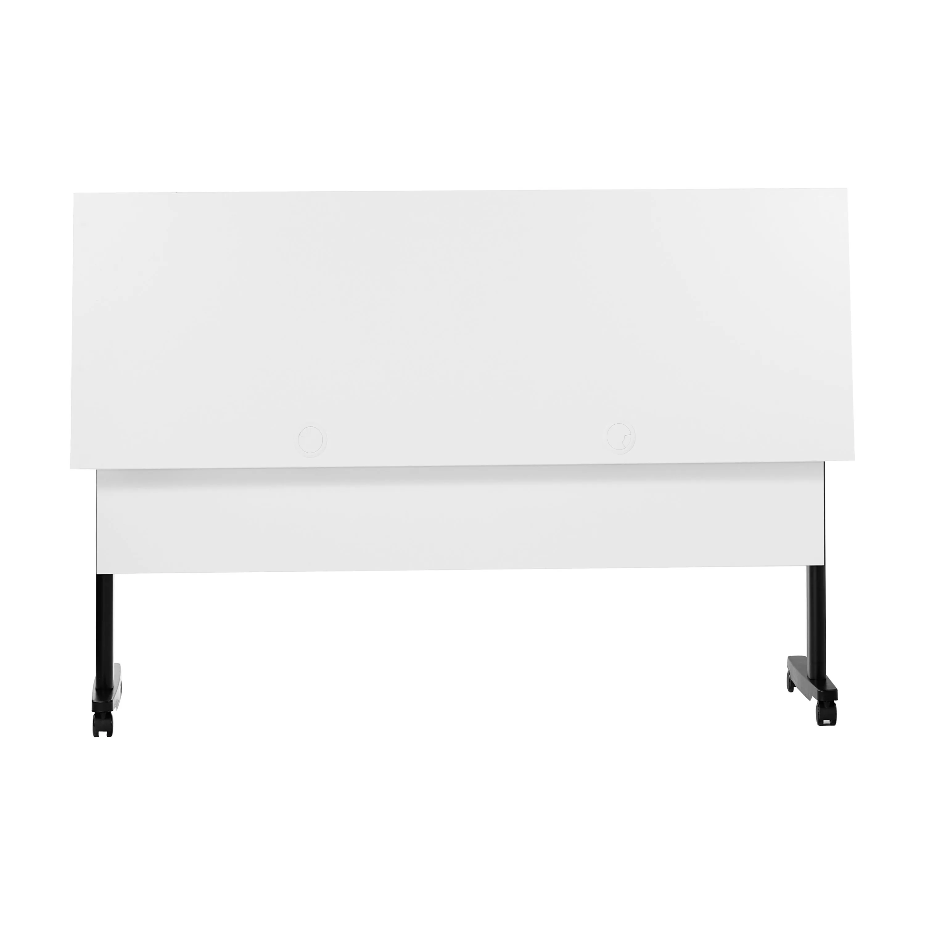 Palmer Commercial Grade Heavy-Duty Nesting Flip Training Table with T-Legs, Modesty Panel, Tabletop, and Frame
