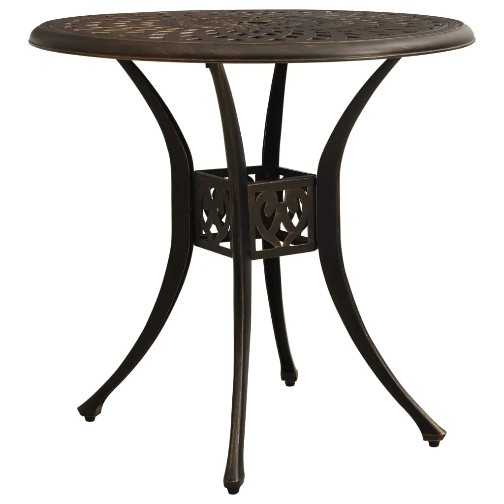 Patio Table Outdoor Dining Table Garden Porch Furniture Cast Aluminum