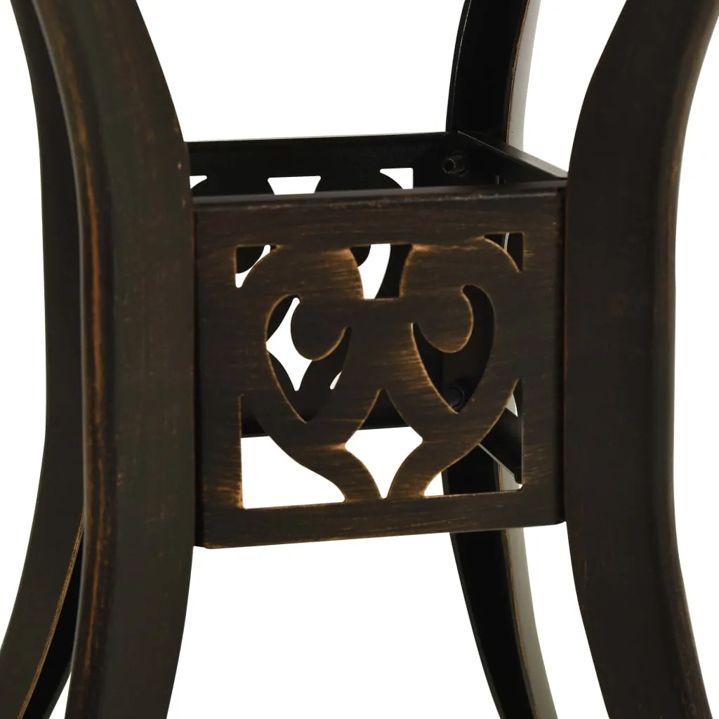 Patio Table Outdoor Dining Table Garden Porch Furniture Cast Aluminum