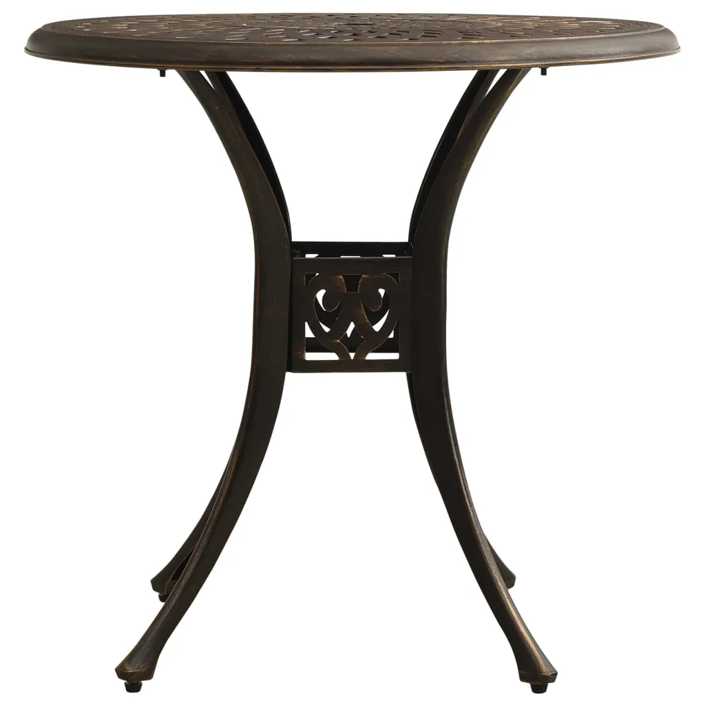 Patio Table Outdoor Dining Table Garden Porch Furniture Cast Aluminum
